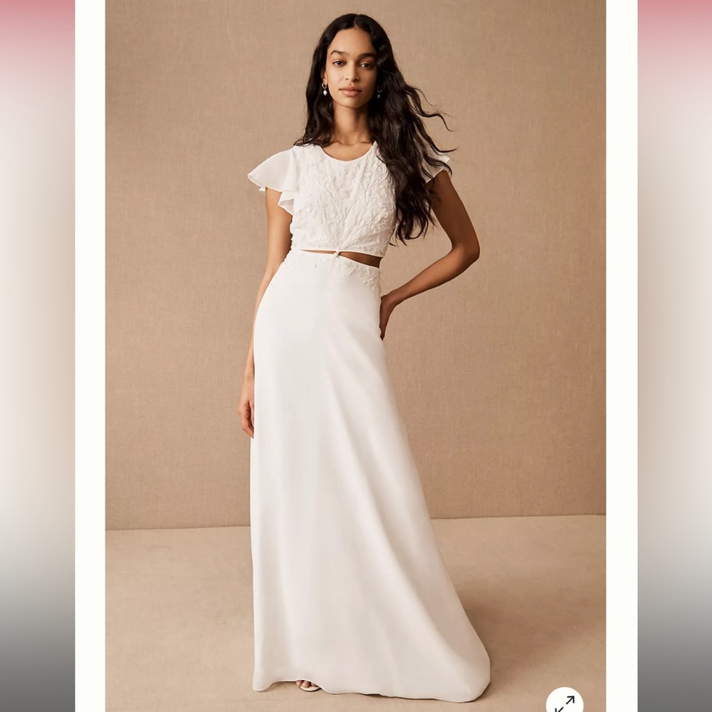 NWT BHLDN Bo & Luca Emory Two piece wedding gown